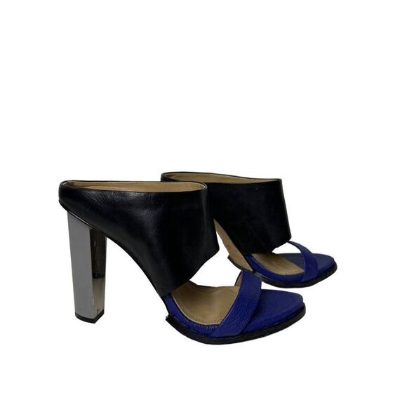 BCBGMAXAZRIA Color Block Mule Day Sandal Size 8.5 - Picture 1 of 15